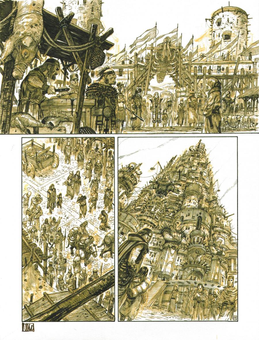 Planche originale 19 NOE Tome 1 - Pour la cruauté des hommes par Niko HENRICHON